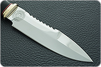 Нож Спас-1 наборная кожа, 95х18, латунь : фото 4