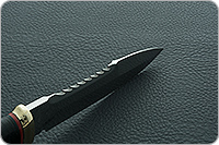 Нож Спас-1 наборная кожа, 95х18, латунь : фото 7