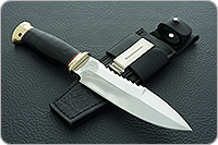 Нож Спас-1 наборная кожа, 95х18, латунь : фото 8