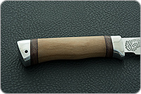 Нож Грибник орех, 95х18, алюминий : фото 5