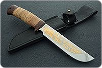 Нож Медвежий-2 береста, эи-107, текстолит : фото 10