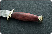 Кинжал охотничий-С стабилизированный кап, 95х18, латунь : фото 6