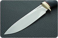 Нож Артыбаш стабилизированный кап, 95х18, латунь : фото 3