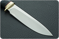 Нож Артыбаш стабилизированный кап, 95х18, латунь : фото 4