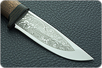 Нож Малек-2 орех, 95х18, текстолит : фото 4