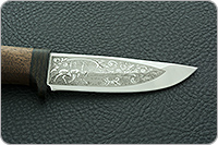 Нож Малек-2 орех, 95х18, текстолит : фото 7