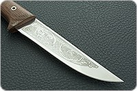 Нож Пикник накладки текстолит, 95х18, цельнометаллический : фото 4