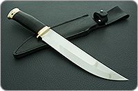 Нож Атаман наборная кожа, 95х18, латунь : фото 9