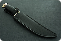 Нож Атаман наборная кожа, 95х18, латунь : фото 10