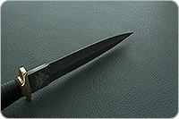 Кинжал охотничий-С наборная кожа, дамаск, латунь : фото 8