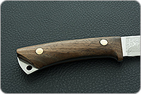 Нож Риф накладки орех, 95х18, цельнометаллический : фото 5