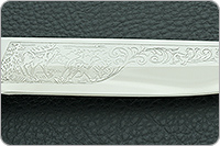 Нож Риф накладки орех, 95х18, цельнометаллический : фото 8