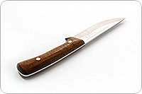 Нож Риф 115 ЦМ накладки орех, 95х18, цельнометаллический : фото 3