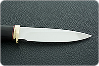 Нож Fox-1 (Фокс-1) граб - черное дерево, 95х18, латунь : фото 7