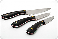 Набор кухонных ножей накладки граб, эи-107, цельнометаллический : фото 3