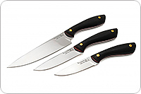 Набор кухонных ножей накладки текстолит, 95х18, цельнометаллический : фото 2
