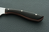 Нож кухонный Большой цельнометаллический накладки граб, 95х18, цельнометаллический : фото 6