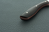 Нож кухонный Большой цельнометаллический накладки граб, 95х18, цельнометаллический : фото 7