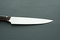 Нож кухонный Большой цельнометаллический накладки граб, 95х18, цельнометаллический : фото 8