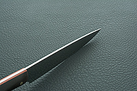 Нож кухонный Большой цельнометаллический накладки граб, 95х18, цельнометаллический : фото 9