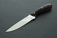 Кухонный нож Средний цельнометаллический накладки граб, 95х18, цельнометаллический : фото 2