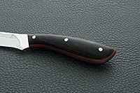 Кухонный нож Средний цельнометаллический накладки граб, 95х18, цельнометаллический : фото 6