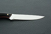 Кухонный нож Средний цельнометаллический накладки граб, 95х18, цельнометаллический : фото 7