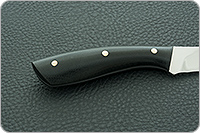 Нож кухонный Малый цельнометаллический накладки граб, 95х18, цельнометаллический : фото 5