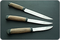 Ножи кухонные набор орех, 95х18, текстолит : фото 2