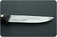 Нож Риф накладки граб, 95х18, цельнометаллический : фото 7