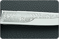 Нож Риф накладки граб, 95х18, цельнометаллический : фото 8