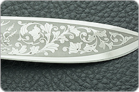 Нож Грибник наборная кожа, 95х18, текстолит : фото 8