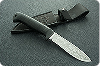 Нож Грибник наборная кожа, 95х18, текстолит : фото 10