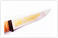 Нож Пикник-2 береста, эи-107, текстолит : фото 3