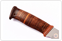 Нож Сталкер-2 наборная кожа, 95х18, текстолит : фото 3