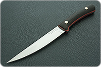 Нож Амиго накладки граб, 95х18, цельнометаллический : фото 2