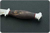 Нож Спас-6 стабилизированный кап, 95х18, алюминий : фото 6