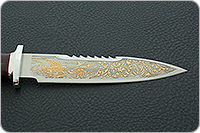 Нож Спас-6 стабилизированный кап, 95х18, алюминий : фото 7