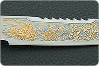 Нож Спас-6 стабилизированный кап, 95х18, алюминий : фото 8