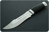 Нож Тайга наборная кожа, 95х18, алюминий : фото 2