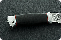 Нож Тайга наборная кожа, 95х18, алюминий : фото 5