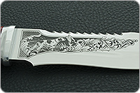 Нож Тайга наборная кожа, 95х18, алюминий : фото 8