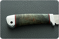 Нож Малек-2 стабилизированный кап, 95х18, алюминий : фото 5