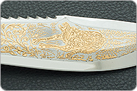 Мачете Малыш наборная кожа, 95х18, алюминий : фото 8