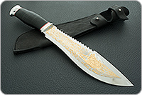 Мачете Малыш наборная кожа, 95х18, алюминий : фото 10