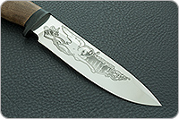 Нож Артыбаш орех, 95х18, текстолит : фото 4