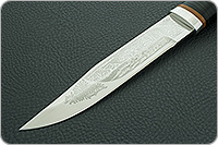 Нож охотничий НС-09  наборная кожа, х50crmov15, алюминий : фото 3