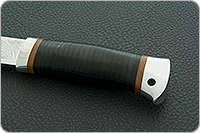 Нож охотничий НС-09  наборная кожа, х50crmov15, алюминий : фото 5