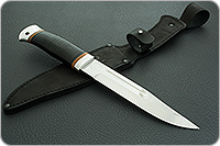 Нож охотничий НС-09  наборная кожа, х50crmov15, алюминий : фото 11