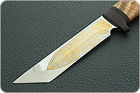 Нож туристический НС-49  кап березовый, х50crmov15, текстолит : фото 3